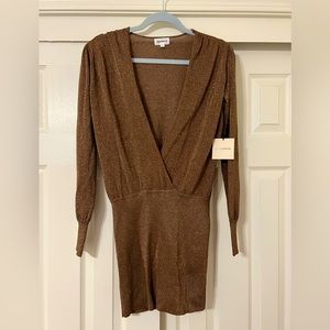 Super down glitter dress